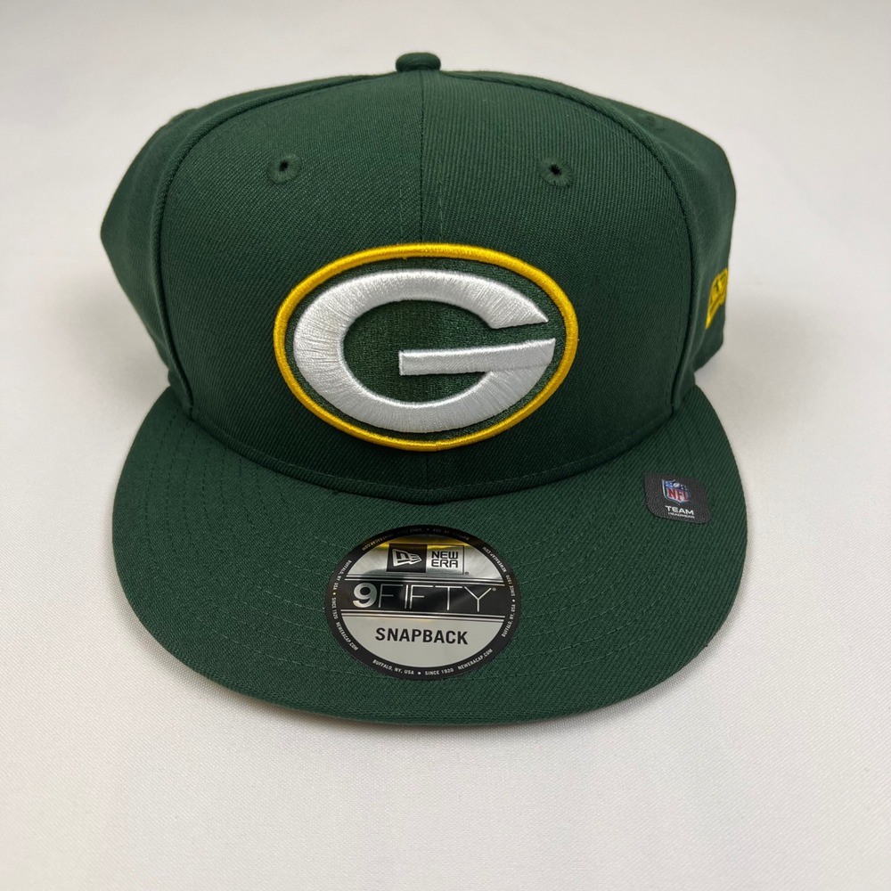 New Era Green Bay Packers 9FIFTY Green Excellent NFL Snapback Hat